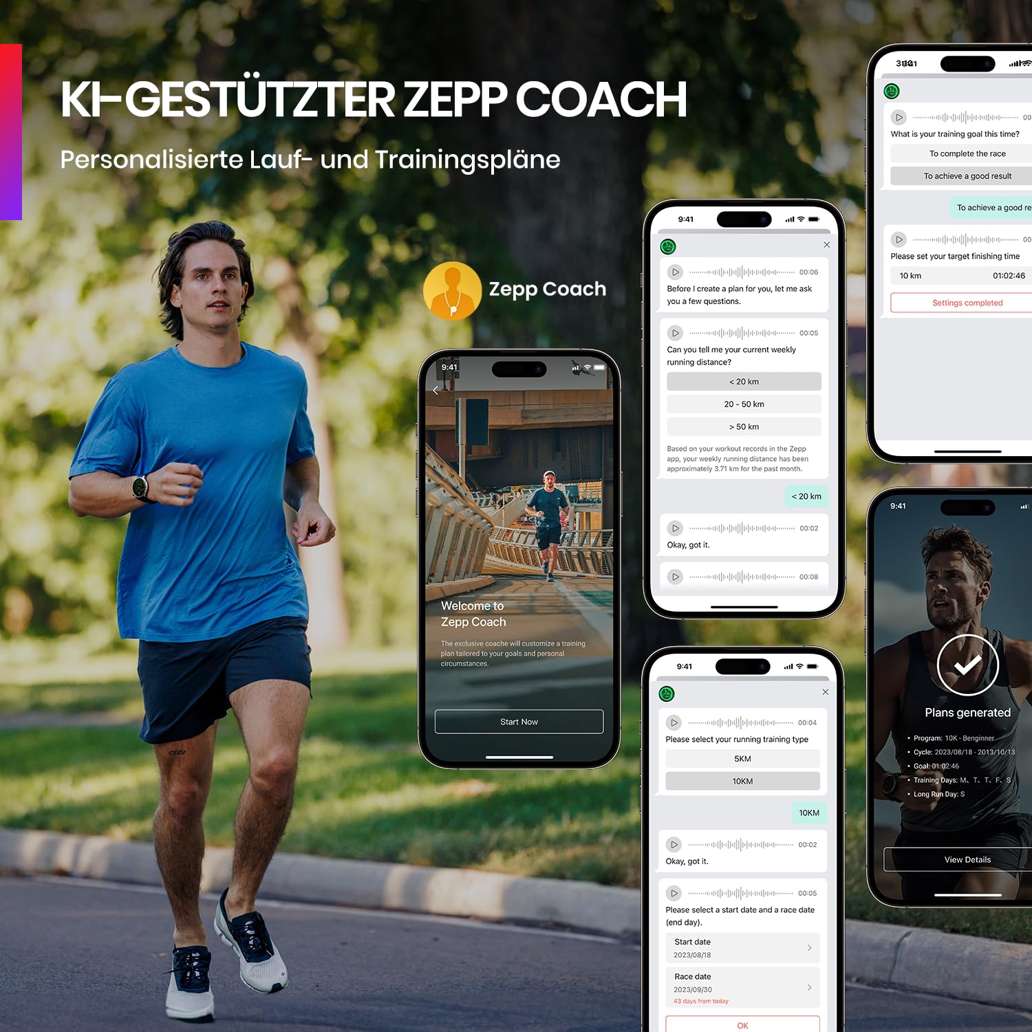 Amazfit Balance 46 mm Smart Watch, NFC-Zahlung, KI-Fitnesstrainer, 14 Tage Akkulaufzeit, GPS, 150 Sportmodi, Bluetooth-Anrufe