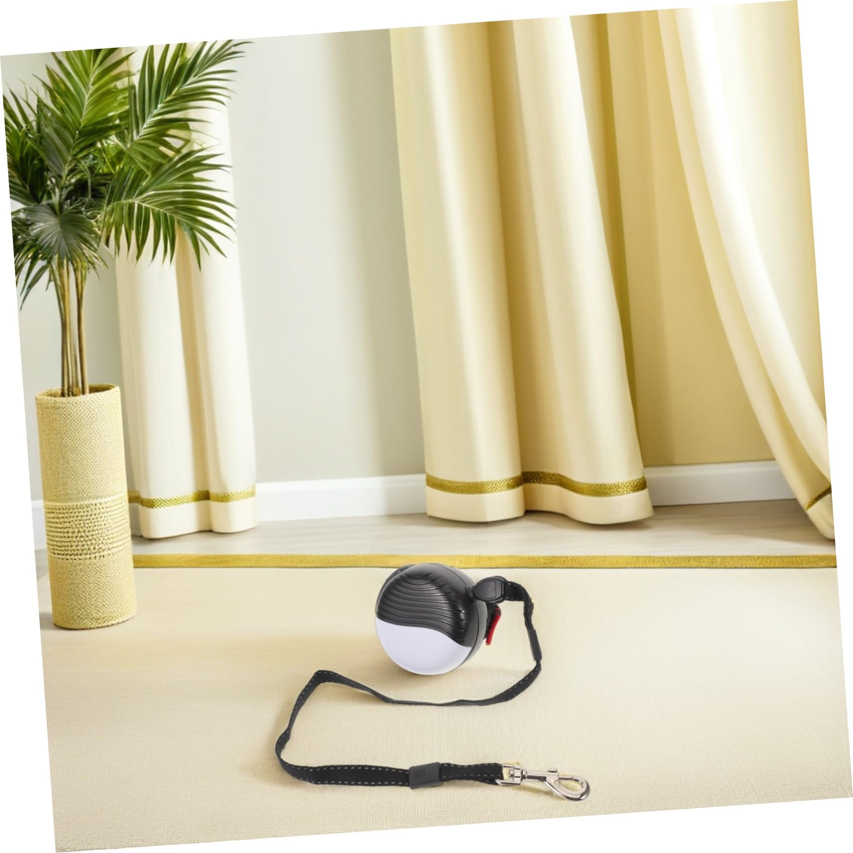 Sangle Poignet de 3 Mètres en Abs Laisse Rétractable pour Chien Corde Télescopique pour Promenade et Jeux en Plein Air Chien ou Chiot
