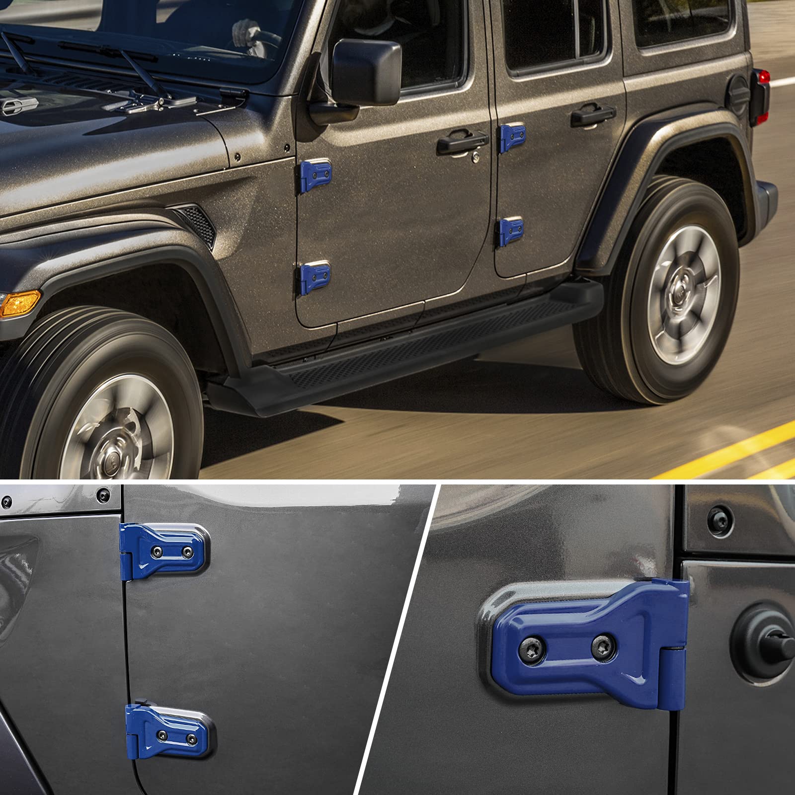 Amazon.com: RT-TCZ Door Hinge Cover Trim for Jeep Wrangler