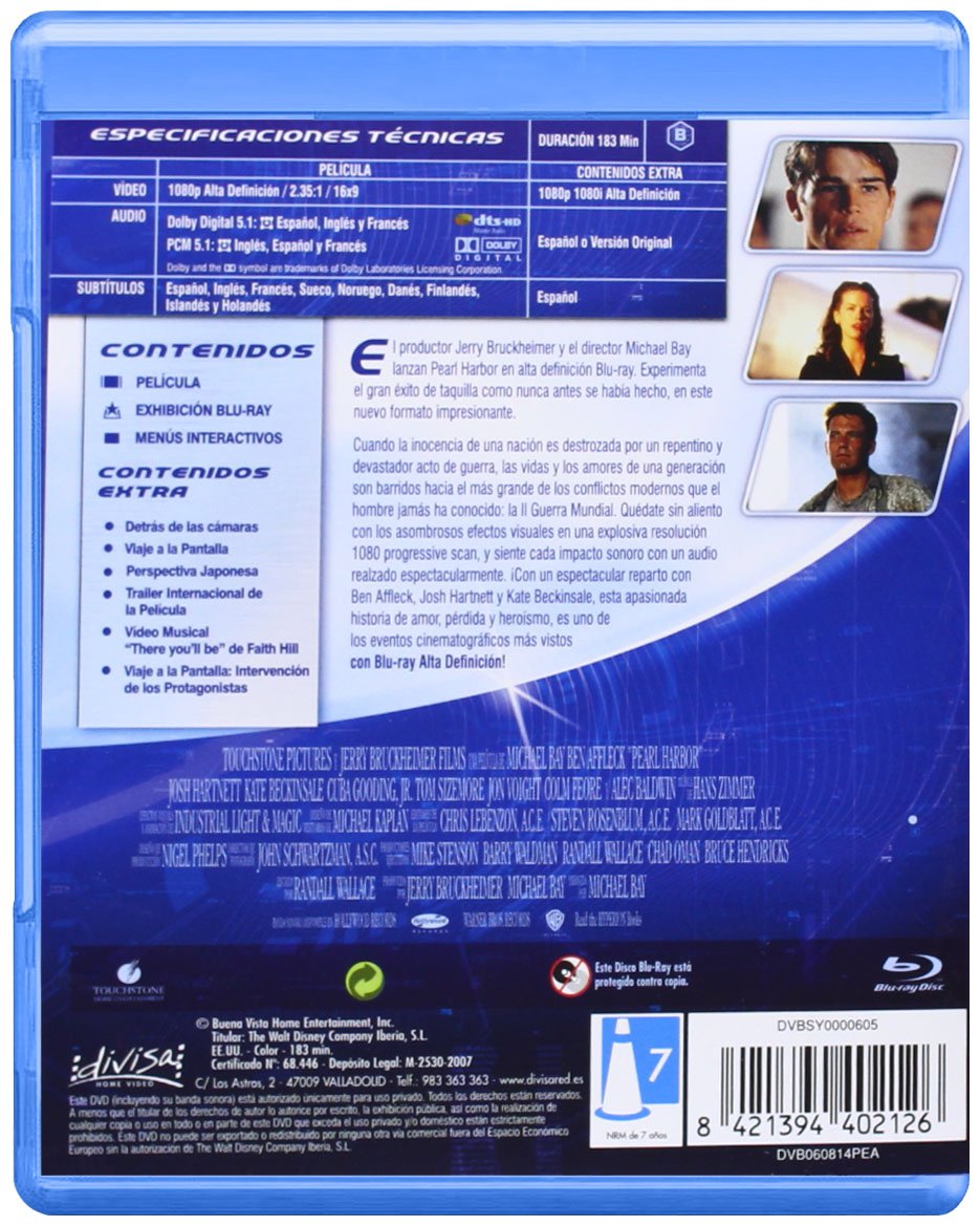 Pearl Harbor *** Europe Zone *** [Blu-ray]