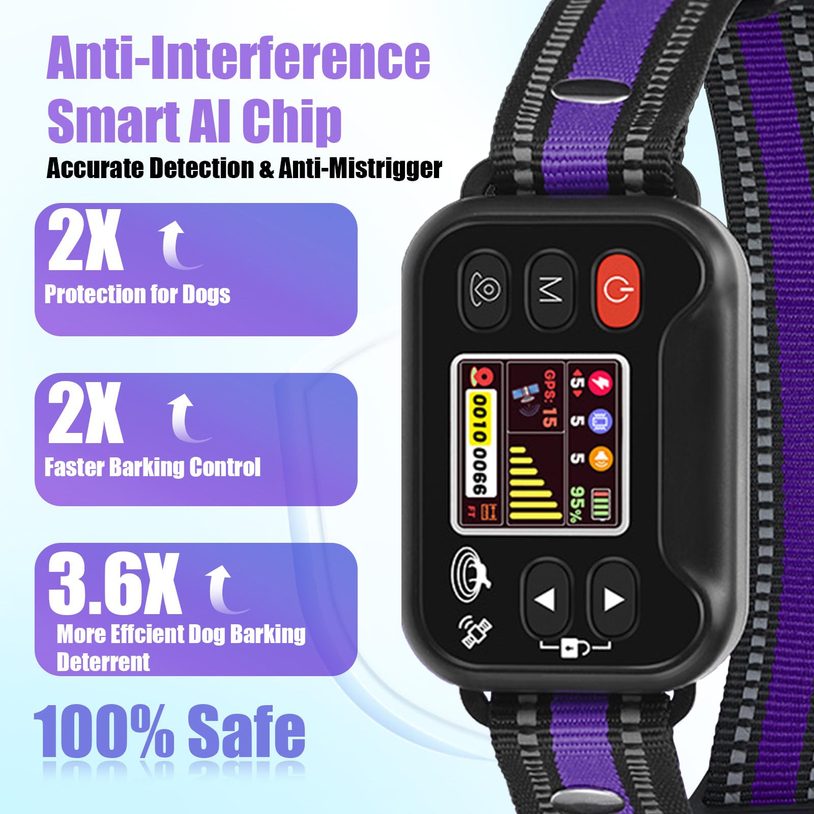 Billg Cloture Electrique pour Chien, 3 Modes Clôture Anti-Fugue, Résistant à L’Eau Collier de Dressage pour Grands Espaces Ouverts et Utilisation en Extérieur, Portée de 20 à 2000 M