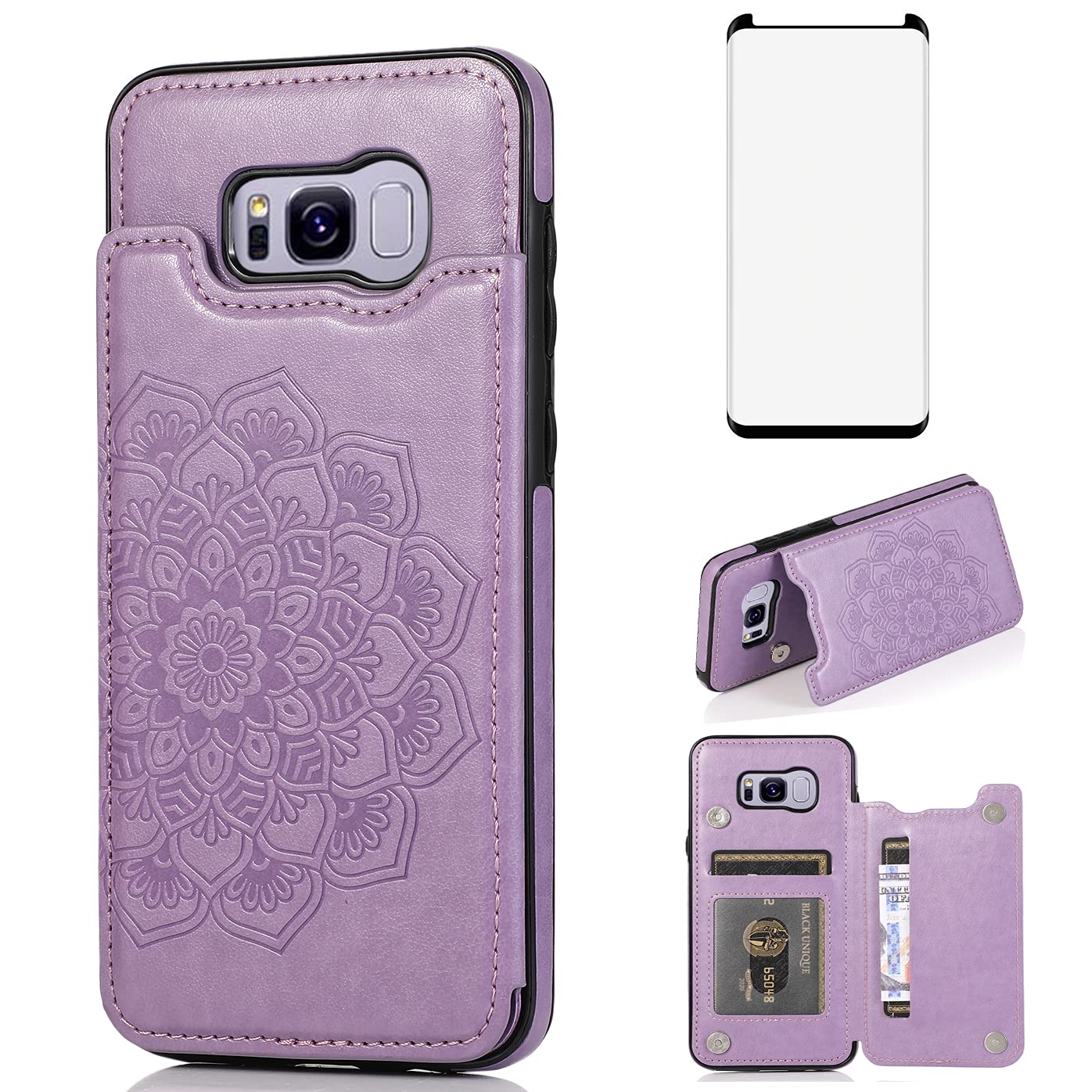 Asuwish Phone Case For Samsung Galaxy S8 Plus With Screen