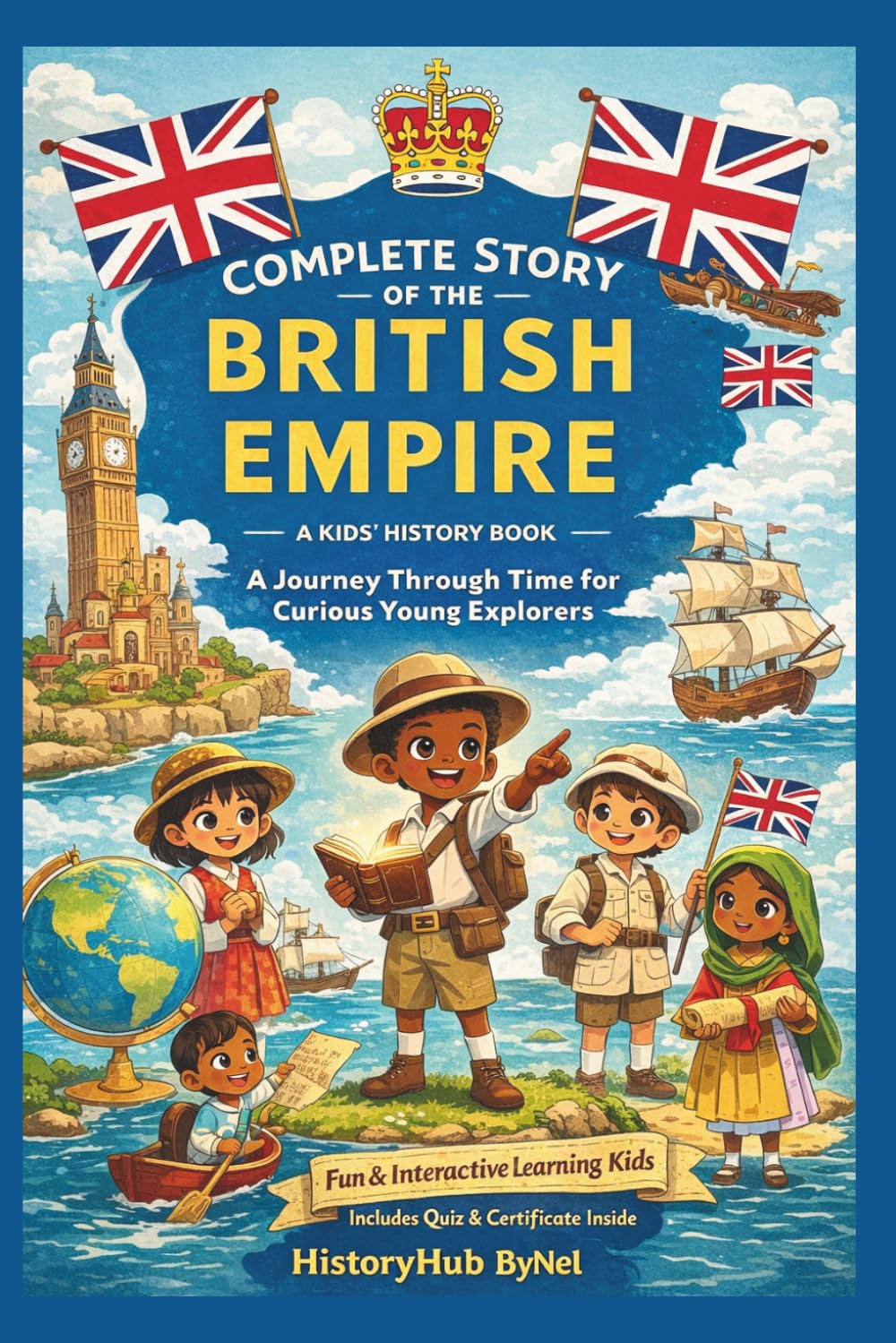 Complete Story of the BRITISH EMPIRE: A Kids' History Book: A Journey Through Time, Triumphs, and Troubles—For Curious Young Explorers (History Books for Children)