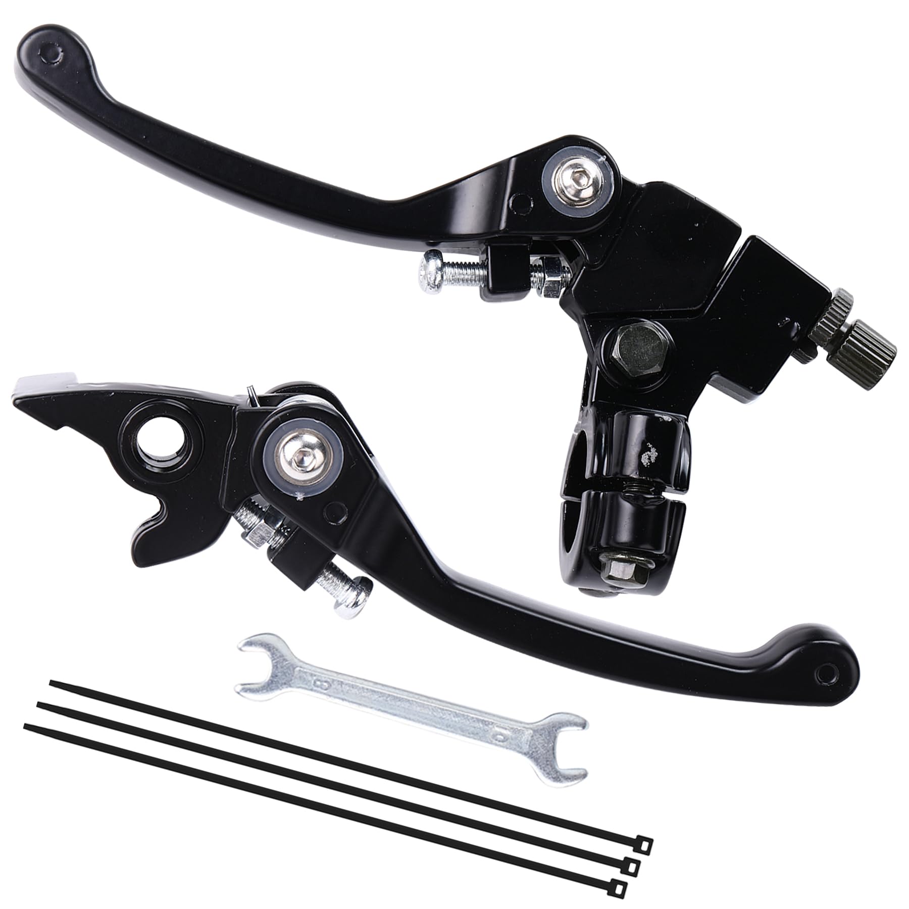 Black Folding Aluminum Clutch Brake Lever for 22mm 7/8 inch Handlebar 110cc 125cc 140cc TTR 125cc SSR Xmotos Apollo 125 Pit Dirt Bike Motorcycle