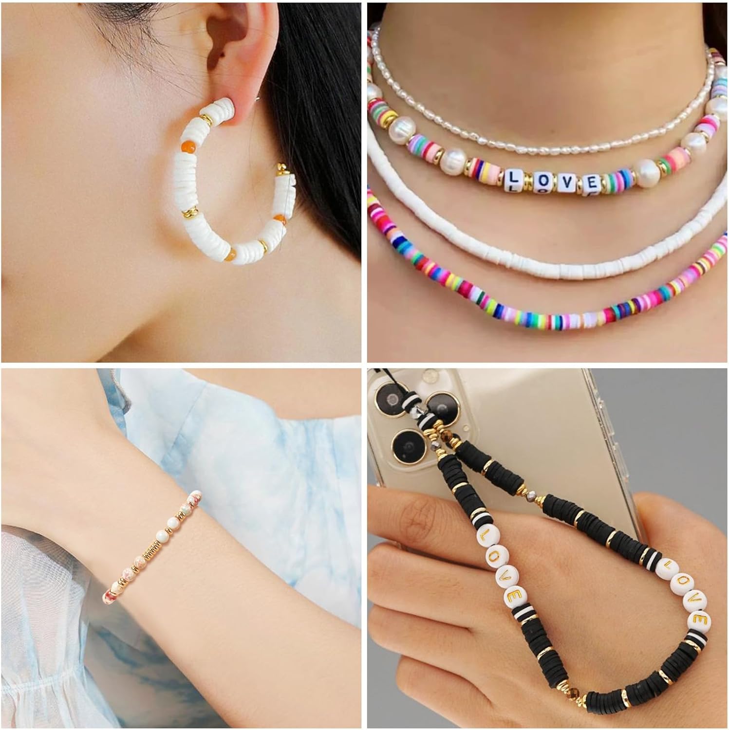 Fashewelry 100Pcs Gold Tiny Rondelle Donut Loose Beads 5mm Stainless Steel Polished Seamless Flat Round Spacer Beads for Jewelry Craft Making Hole: 1mm