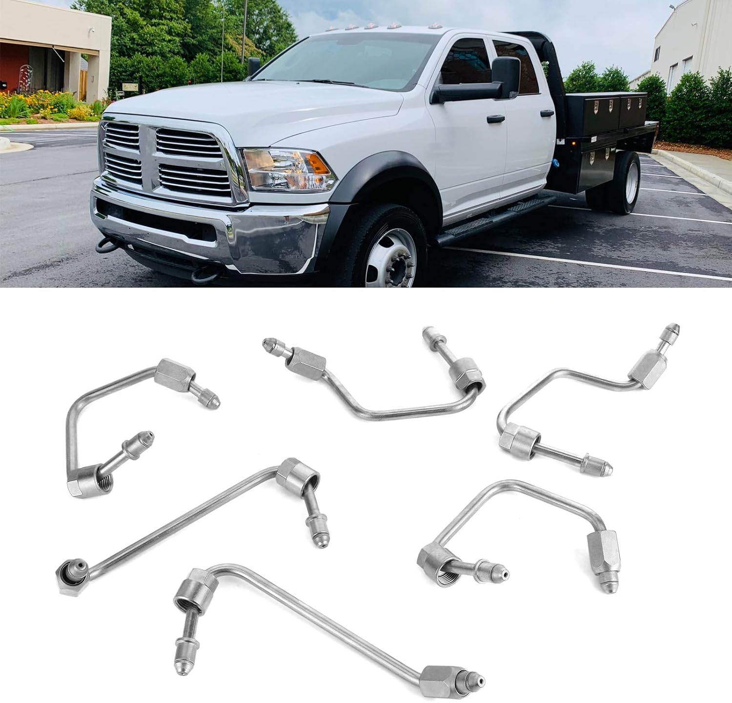 6.7 fuel injector line,Fuel Injector Line,Complete Injector Fuel Line Set Fuel Injector Feed Line Car Replacement Accessory 4935976 4935982 for 2007?2018 6.7L