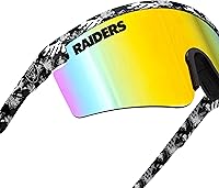 Vista 54 de FOCO Gafas de sol de montura grande con logotipo del