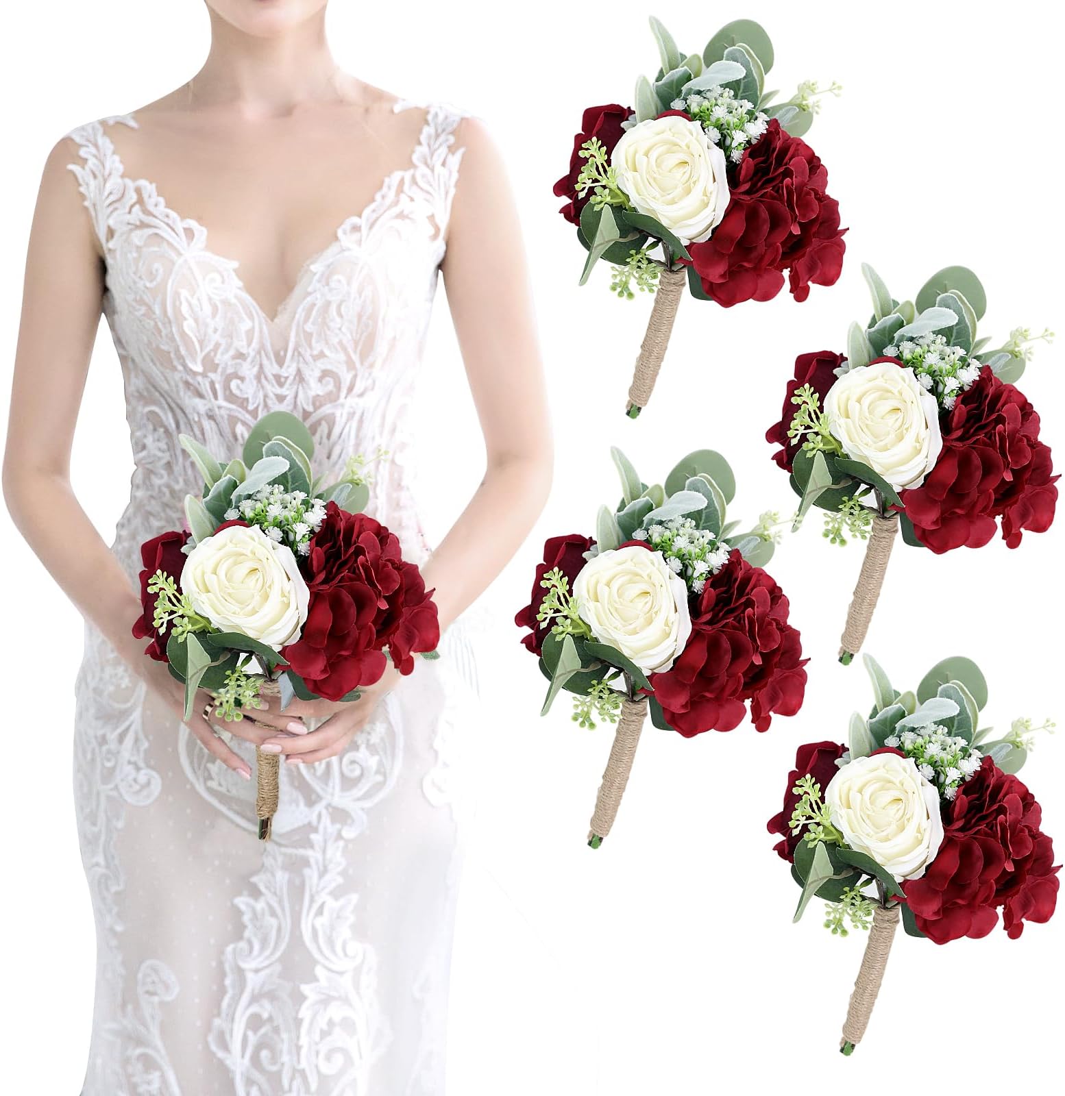 12-Pack Golden Rose Boutonnieres - Silk Flower Lapel Pins For Weddings