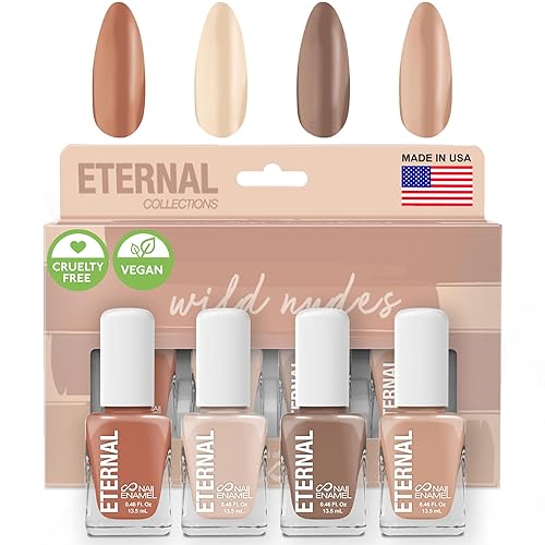 Eternal Nude Nail Polish Set for Women (WILD NUDES) -