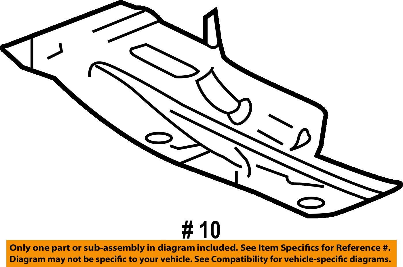 GM 22998752 Deflector, Front Compartment Air