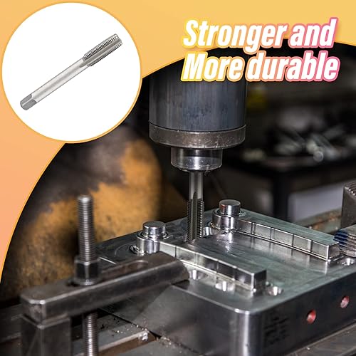 Miniatura 6 de Piutouyar HSS M10 x 0.049in, rosca de metal para máquina