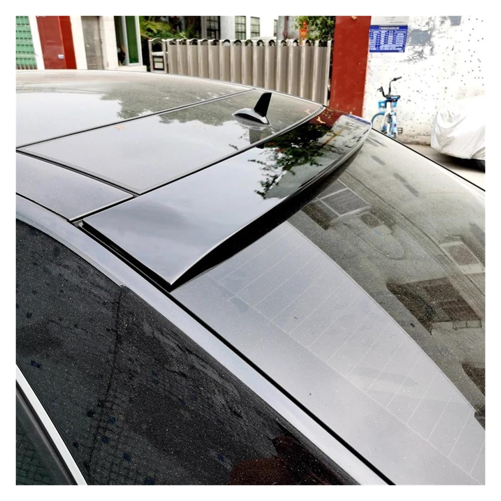 WNGDD Auto Achterspoiler voor Benz E-Klasse 4-deurs W212 E200 E300 2010-2016, Kofferbak Lip Wing Spoiler Achter Dak Spoiler Staart Fin Decoratie Styling Body Fittings, B Carbon fiber patroon