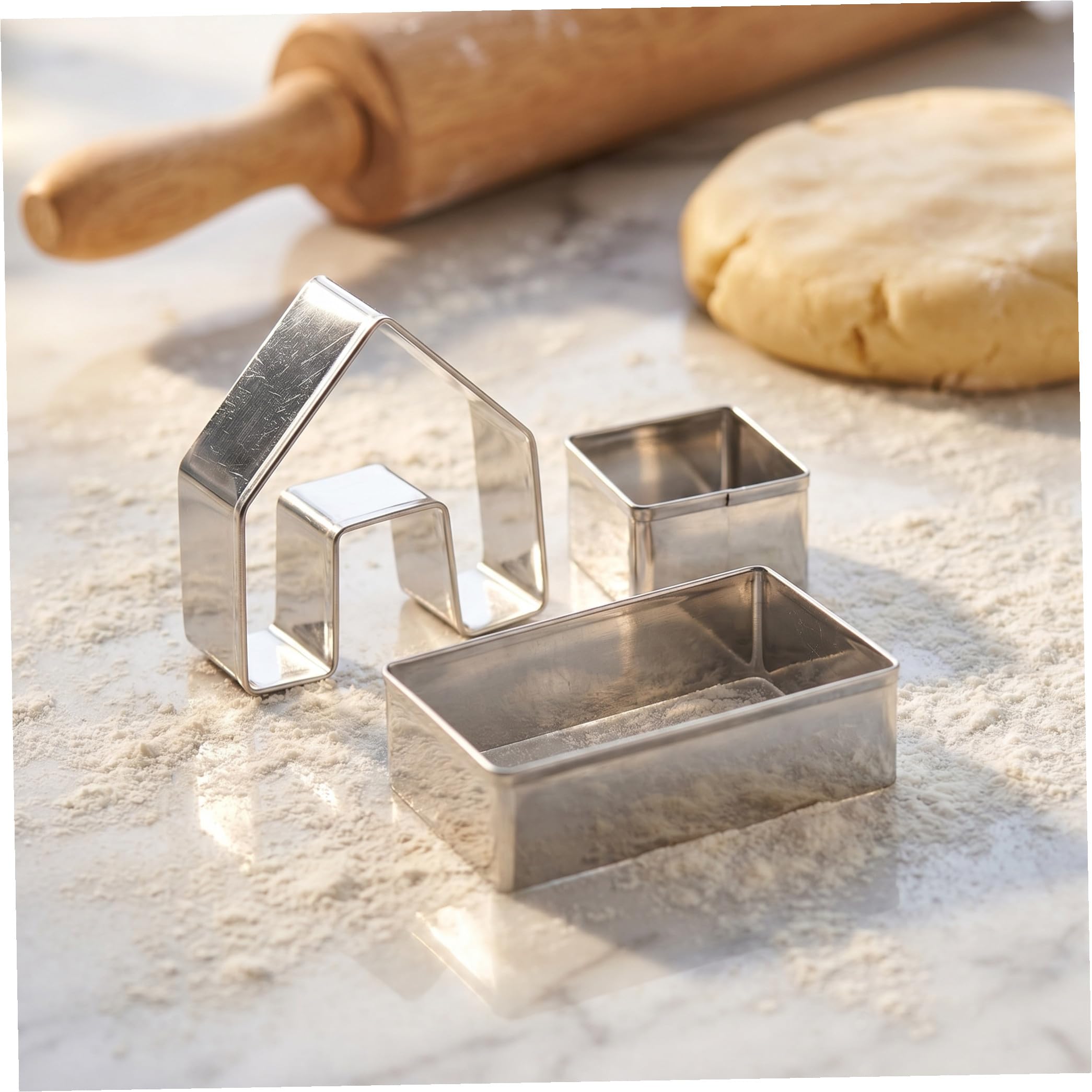 Mikinona 5ensembles Emporte Moules à Biscuit Miniatures Pour Décorations Pour De