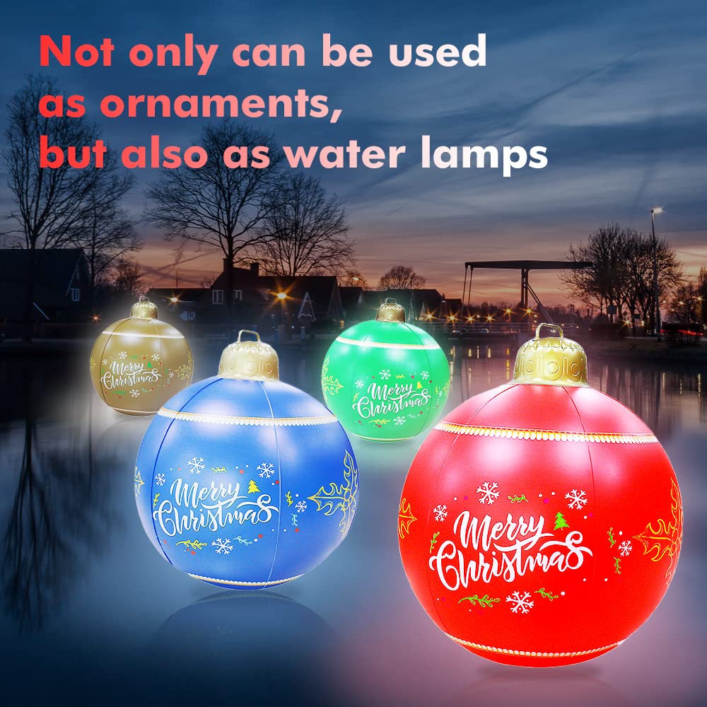 Outdoor Kerstbal Decoraties - Opblaasbare Kerstballen - PVC Decoraties