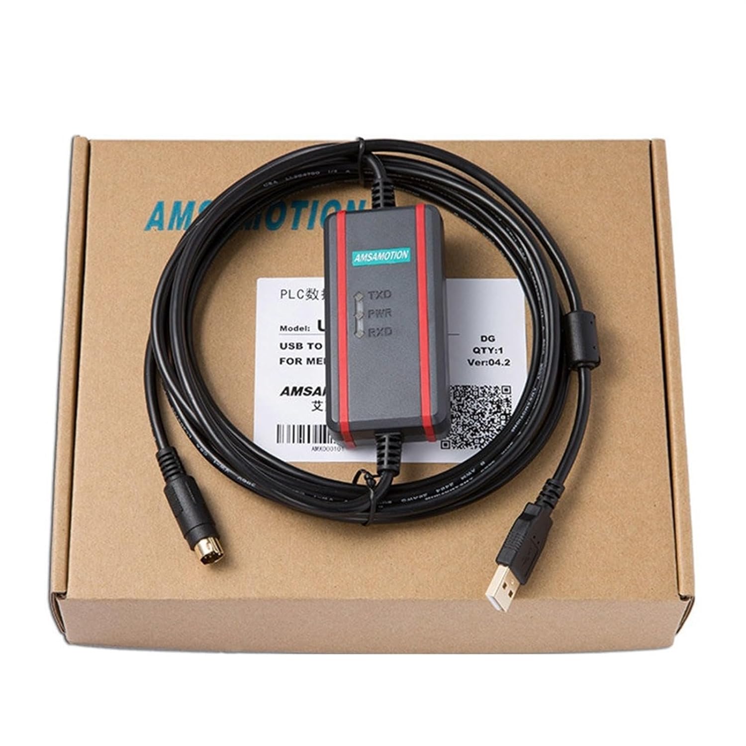 Isolation Chip USB-SC09-FX Programming Cable for FX1N/FX2N/FX1S/FX3U Series(FTDI Isolation Type)