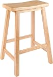 Winsome Bois 29-Inch Tabouret de bar à selle, noir