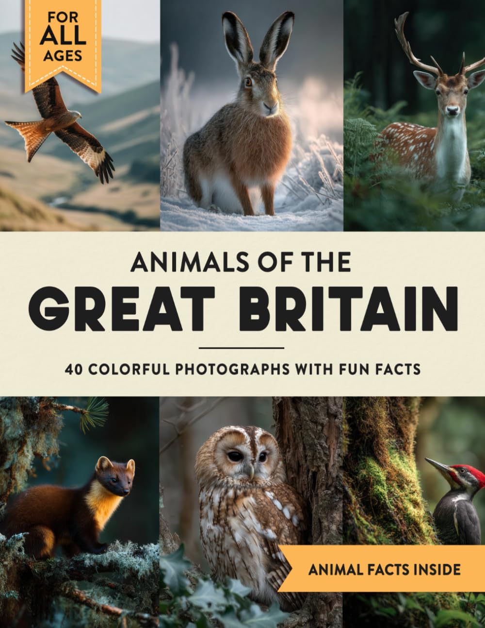 Animals of Great Britain: A Wildlife Picture Book With Fun Facts Including Scotland, Wales and Ireland For Kids & Adults
