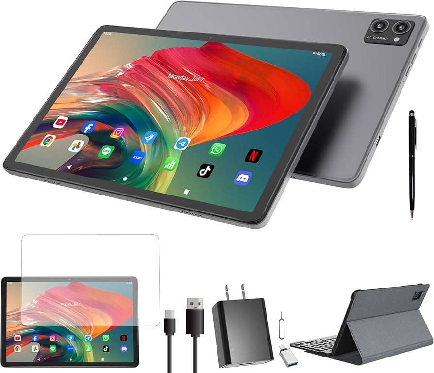 タブレット 11インチ Android 15 Wi-Fi 8コアT606 Amazon.com : YHWHHI Latest Android 15 Tablet Unisoc T606, Three