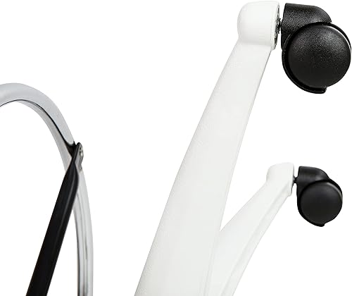 Miniatura 21 de Flash Furniture Waylon - Silla de oficina giratoria de respaldo medio con anillo ajustable para el pie y altura del asiento, silla ergonómica de