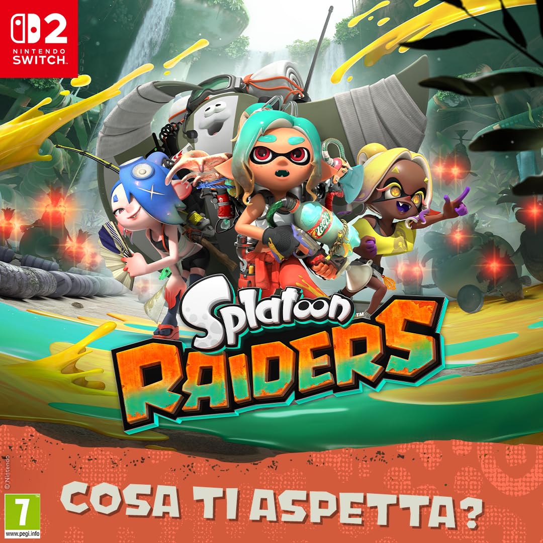Splatoon Raiders - Nintendo Switch 2 - Ed. Italiana - Versione su scheda