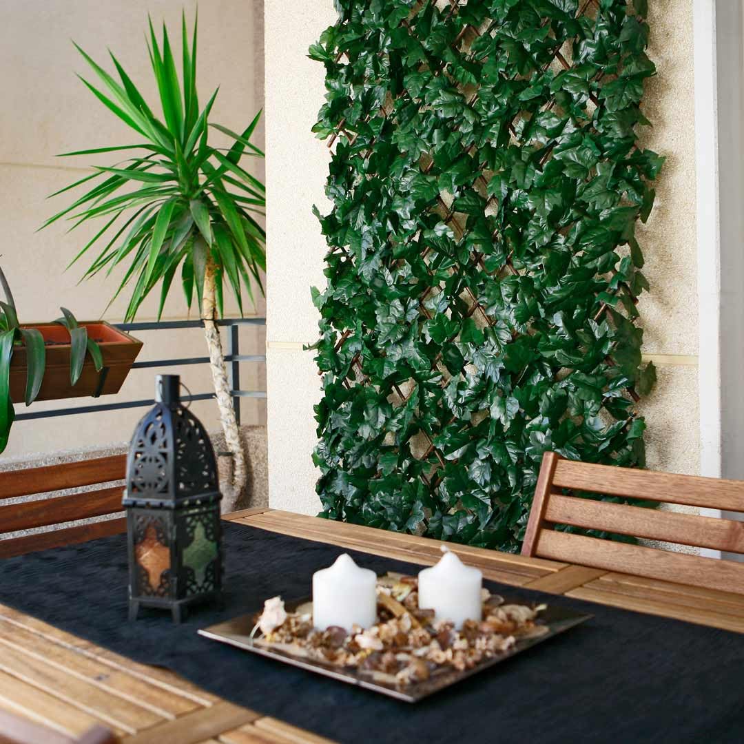 Nortene | Celosia Extensible con Hojas 1X2 M | Decoración Exterior | Cerramientos Ambientes Modernos