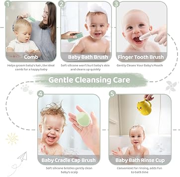 Baby Essentials Kit,19-in-1 Baby Shower Gifts & Registry Newborn Travel Kit