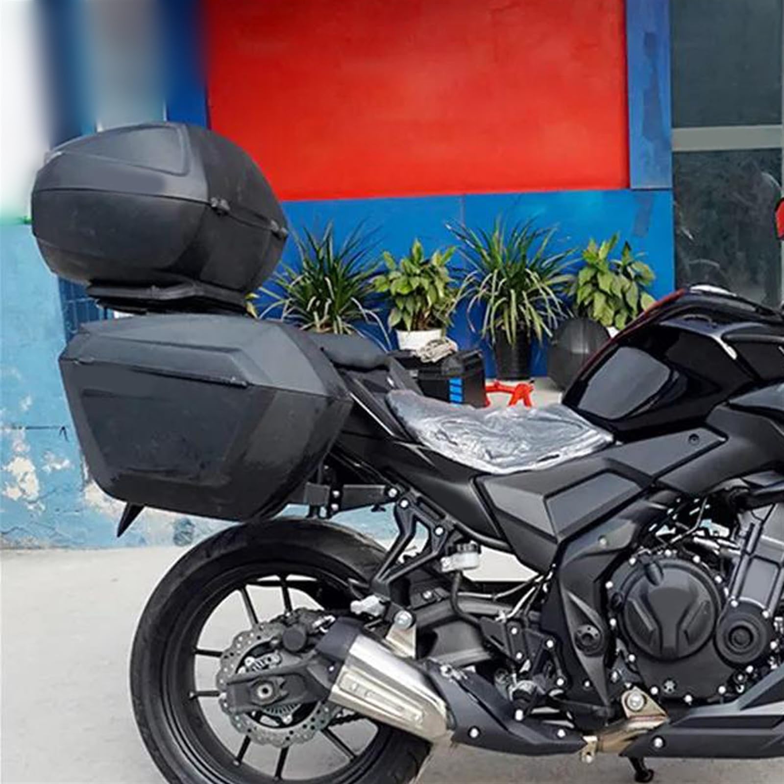 Système De Support Boîte Valise Latérale Bagage Moto pour Loncin pour Voge 500r pour SHAD SH23 SH36