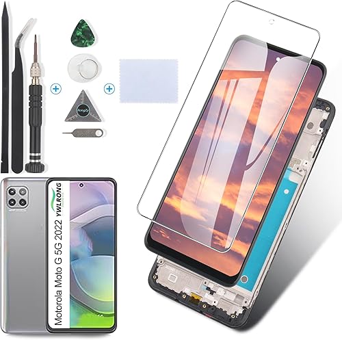 YWLRONG Pantalla para Motorola Moto G 5G 2022 Reemplazo de pantalla para Motorola G 5G 2022 XT2213-3 XT2213DL XT2213 Pantalla LCD táctil