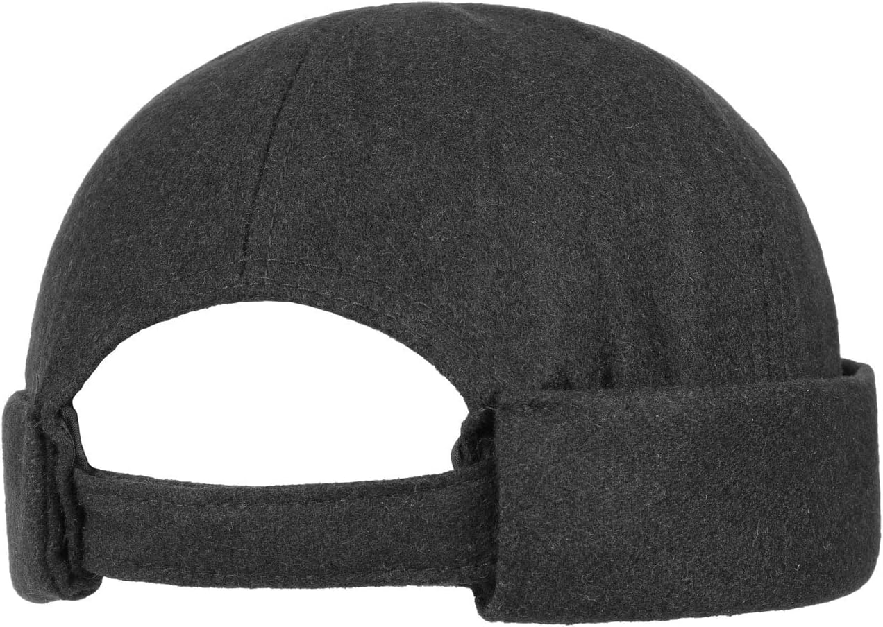 Lipodo Port Docker Cap Winter Men Autumn/Winter Black Blue Grey Bordeaux-Red Hook and Loop Closure Fits Closely