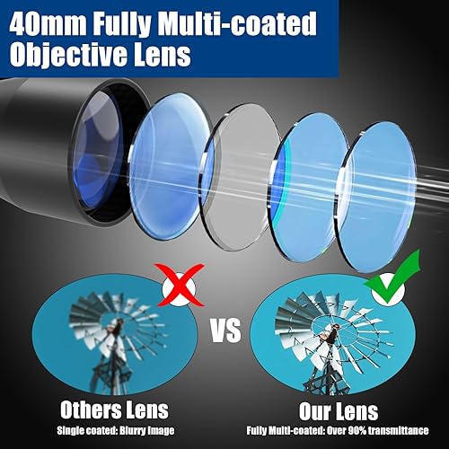 Miniatura 5 de UUQ Alcance de rifle de 3-9 × 40 con láser de pistola, iluminación rojaverde y retícula de telémetro, para caza, airsoft y pistolas de pellets,