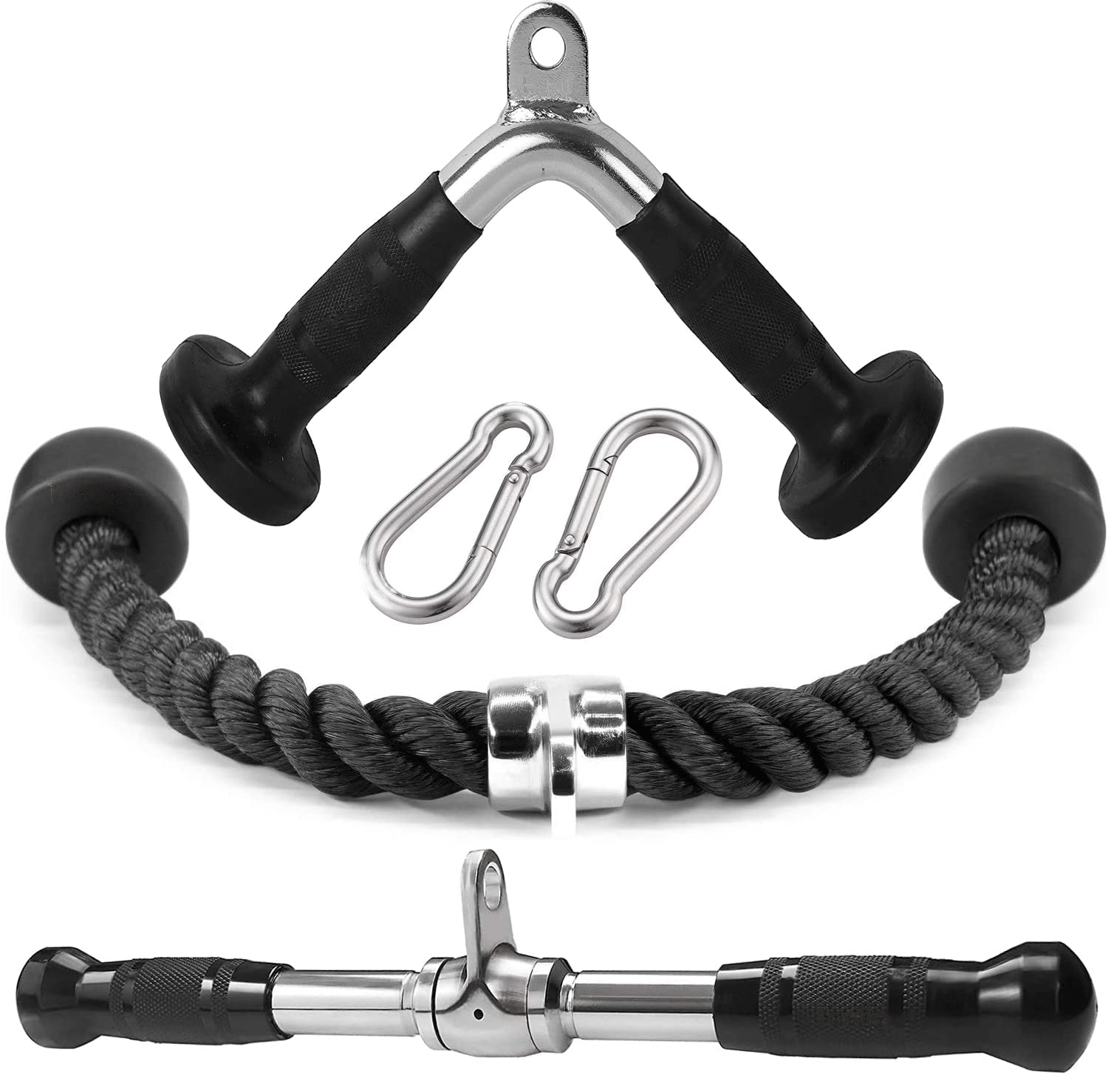 Konark Combo of Gym Accessories attachments, Full Grip V Handle, Triceps Rope, Triceps Handle + Safety Locks (B0BR7PXLKY) Amazon Price History, Amazon Price Tracker