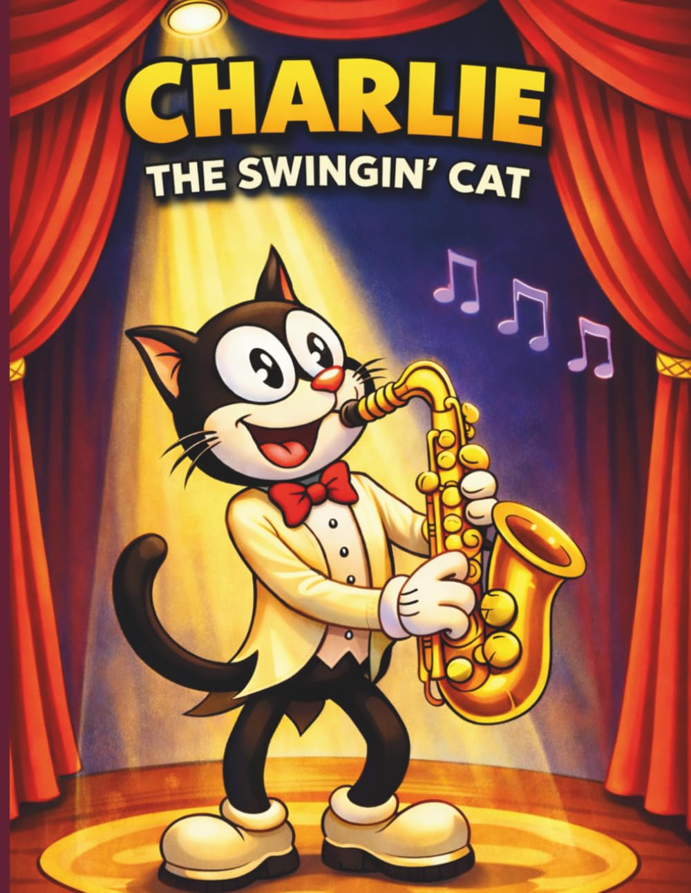Charlie The Swingin' Cat: Fun and Easy pages for Creative little Artists