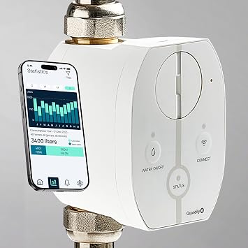 CubicSecure - Smart automatic water leak shut off controller | Monitors water usage, flow and temperature changes with smart home connectivity.
