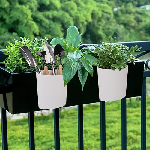 Miniatura 7 de 8 portavasos colgantes, accesorios organizadores de carrito rodante, soporte colgante para lápices de maquillaje, cubos de almacenamiento de cocina