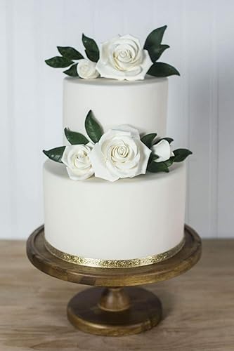 Miniatura 3 de Global Sugar Art Flores de pastel de azúcar Peace Rose de 3 pulgadas, 9 unidades por el chef Alan Tetreault