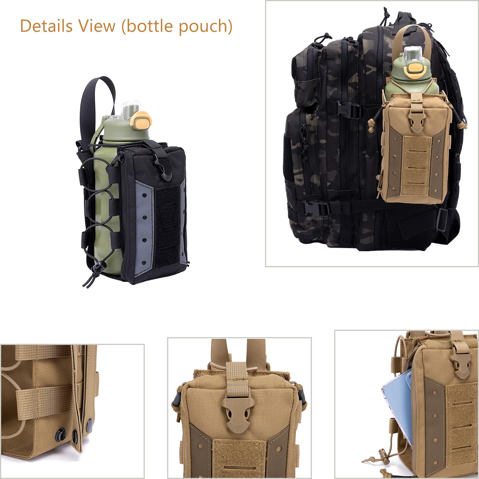 Tactical Car Seat Organiser Molle Auto Organizer Sitz System Back (Style H)
