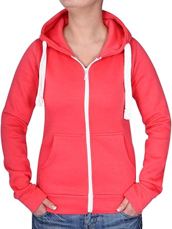 Miss 21 Vintage Jeans Women's Varsity Plain Long SleeveJacket - Red -  Korallenrot - 18 : Amazon.co.uk: Clothing