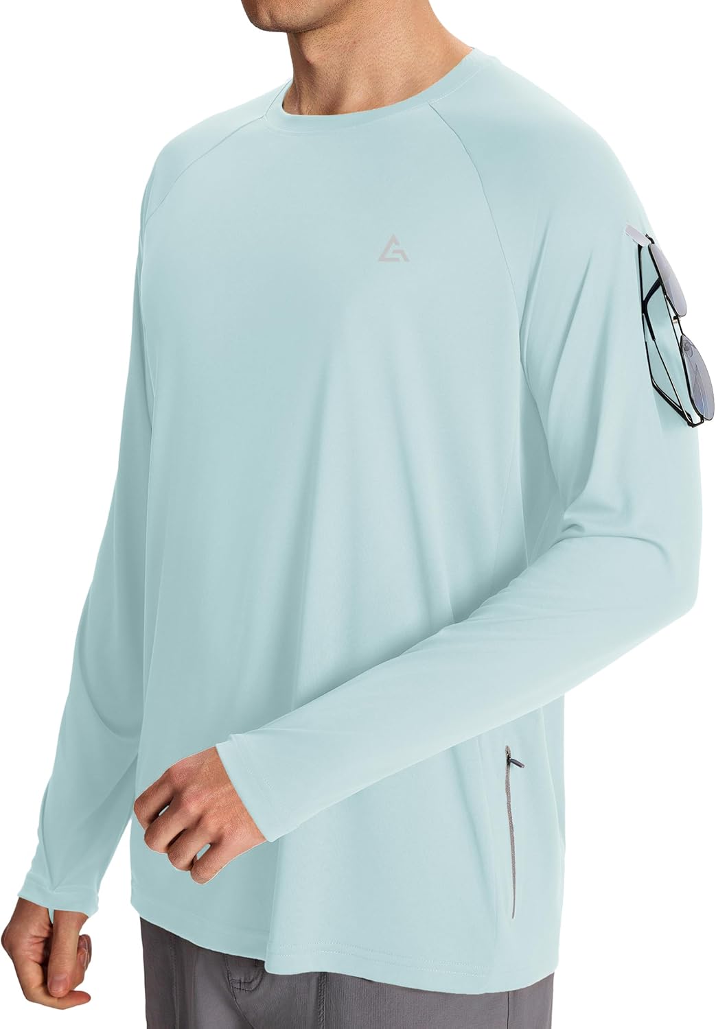 Men’s Sun Protection Shirts UPF 50+ Long Sleeve UV Shirt Rash Guard for Men Quick Dry Swim Fishing Beach Athletic - Image 2