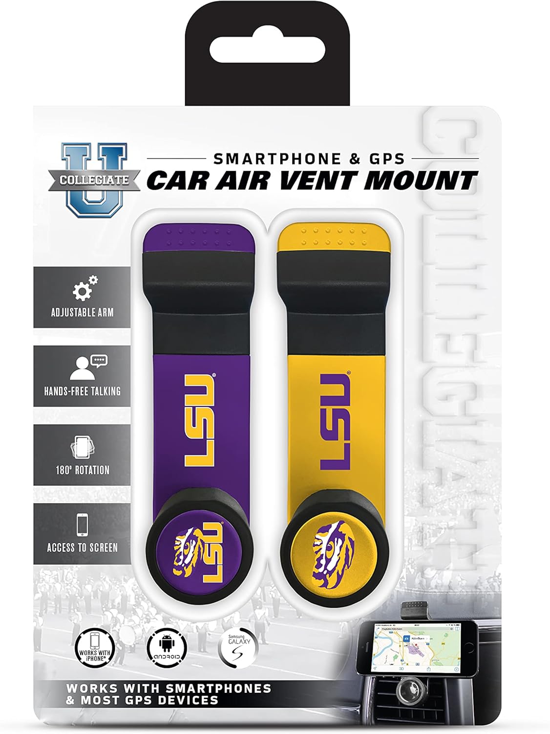 SOAR NCAA in-Car Vent Mount Phone Holder 2 Pack
