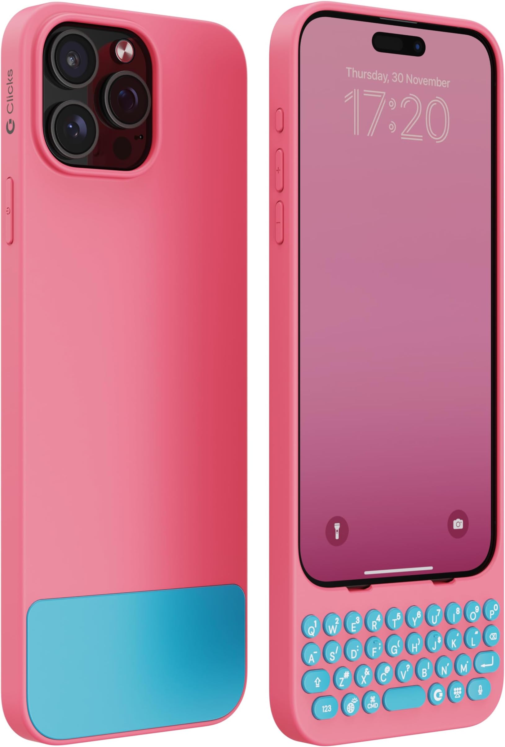 Clicks Keyboard Case for iPhone 15 Pro Max - Miami Beach