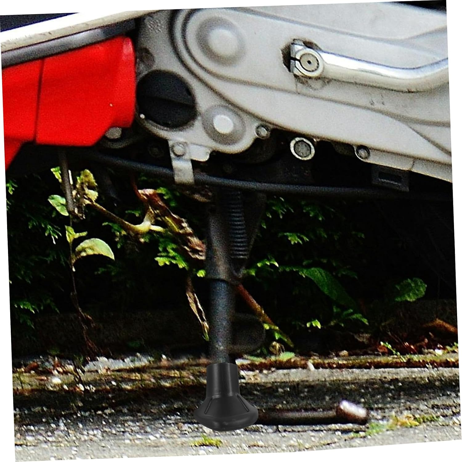 Motorcycle Kickstand Base Pad Lightweight Side Stand Extension Support for Xc Xcw Portable Anti-tip Side Foot Support Plate Compatible with Motorcycles