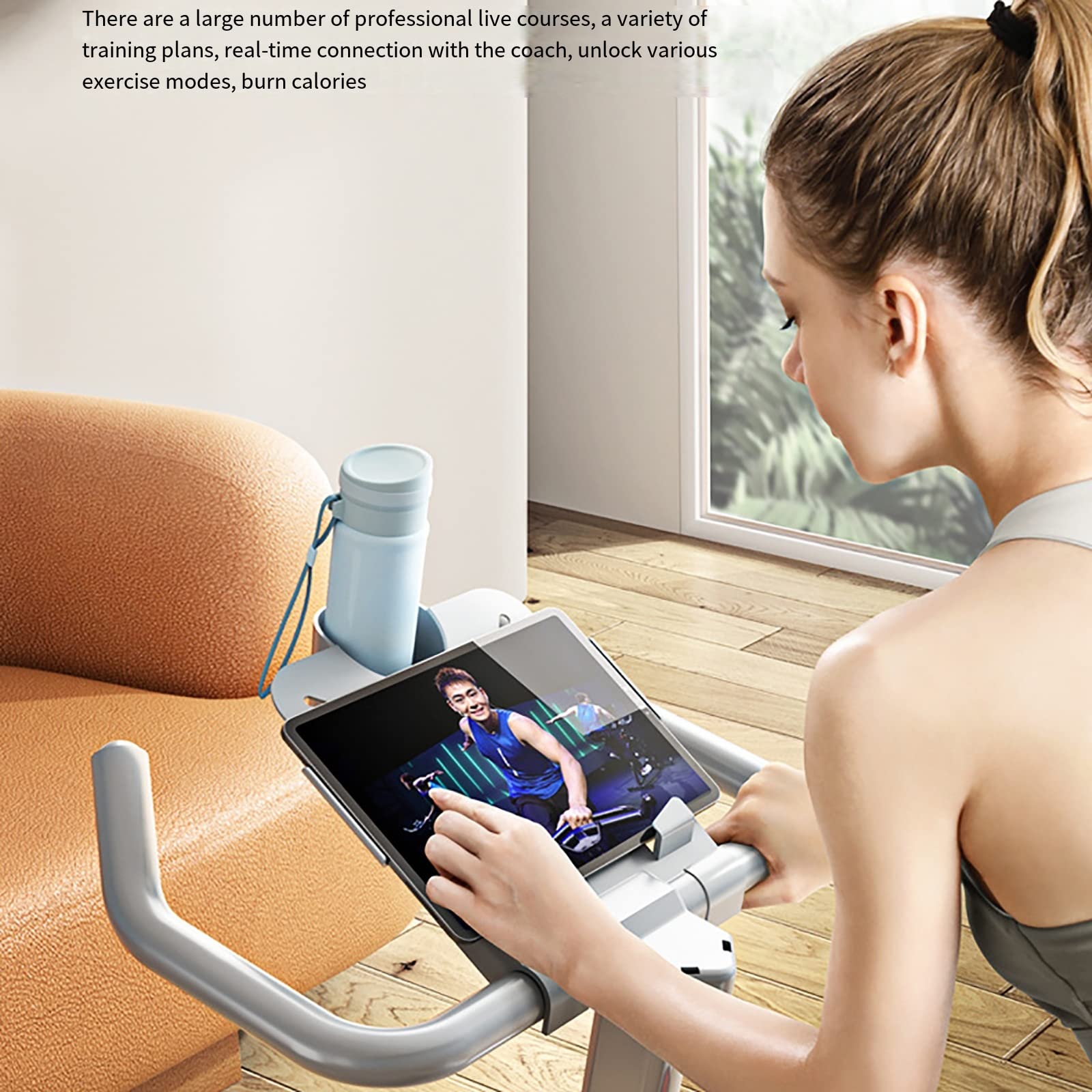 Rower stacjonarny stacjonarny - rower spinningowy, cichy rower fitness z napędem pasowym, rower treningowy, seria rowerów pionowych Rower treningowy z oporem magnetycznym