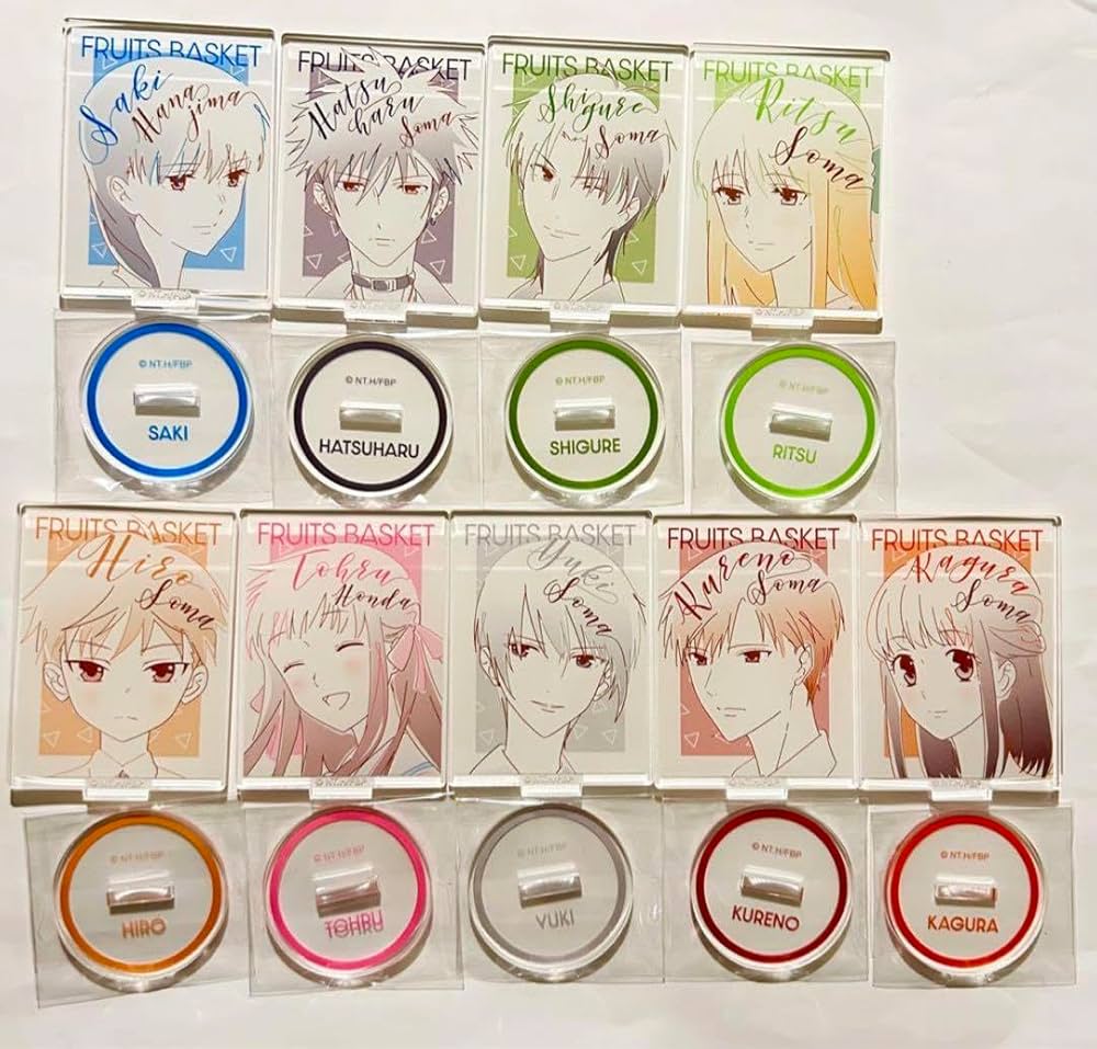 全9種セット フルーツバスケット lette-graph アクリルスタンド Amazon.co.jp: 全9種セット フルーツバスケット lette-graph