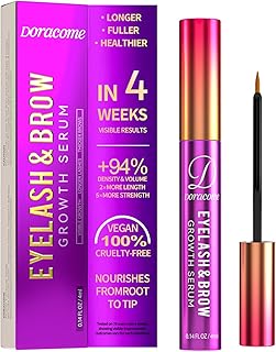 Suero para el crecimiento de pestañas con pép...