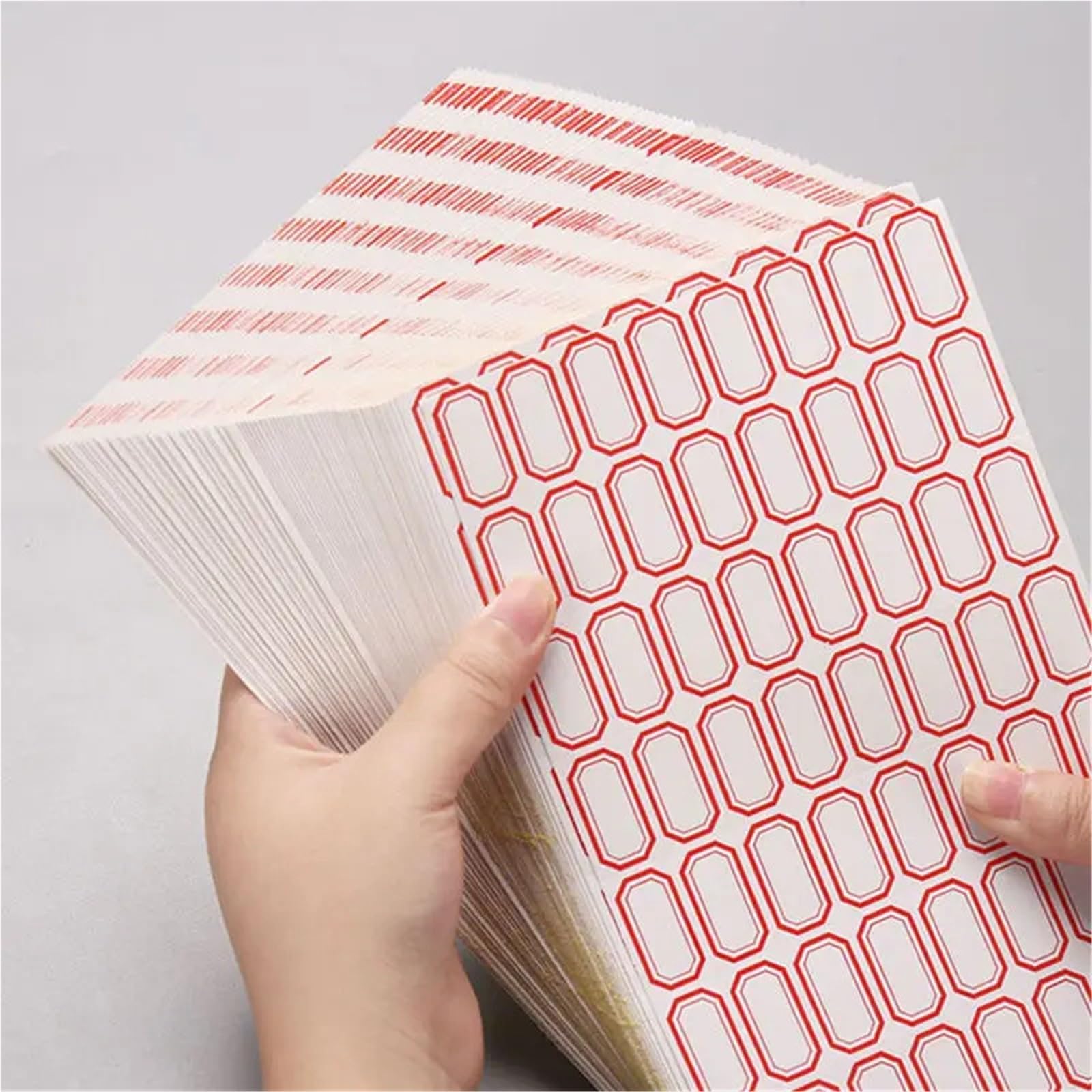 Universal-Aufkleber 30/50/100 Blatt selbstklebendes Etikettenpapier, Name, klassifizierter Aufkleber, Preisschild, Nummernklassifizierung(100 Sheets Blue)