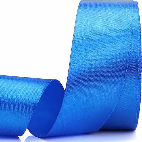 Miniatura 221 de Cinta de oro rosa de 1-1/2 pulgadas, para envolver regalos, 50 yardas, corona de fiesta de boda, costura, accesorios para el cabello, decoración