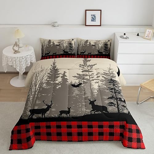 Miniatura 162 de Castle Fairy Juego de edredón con bandera estadounidense, tamaño King, ropa de cama de animales de pastor alemán para niñas y adolescentes, juego