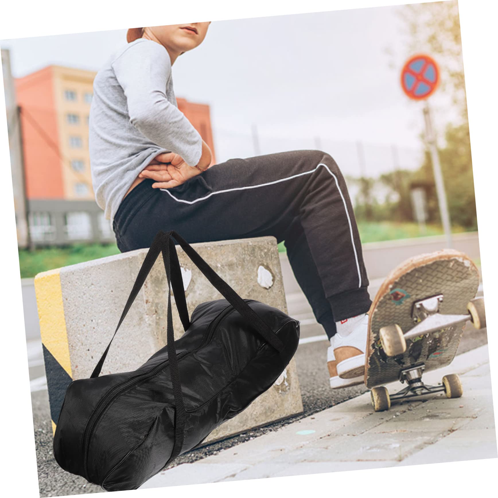 TOYANDONA à Dos de Skateboard Professionnel à Bandoulière Pratique pour Transporter Durable pour Sports et Accessoires et Compact
