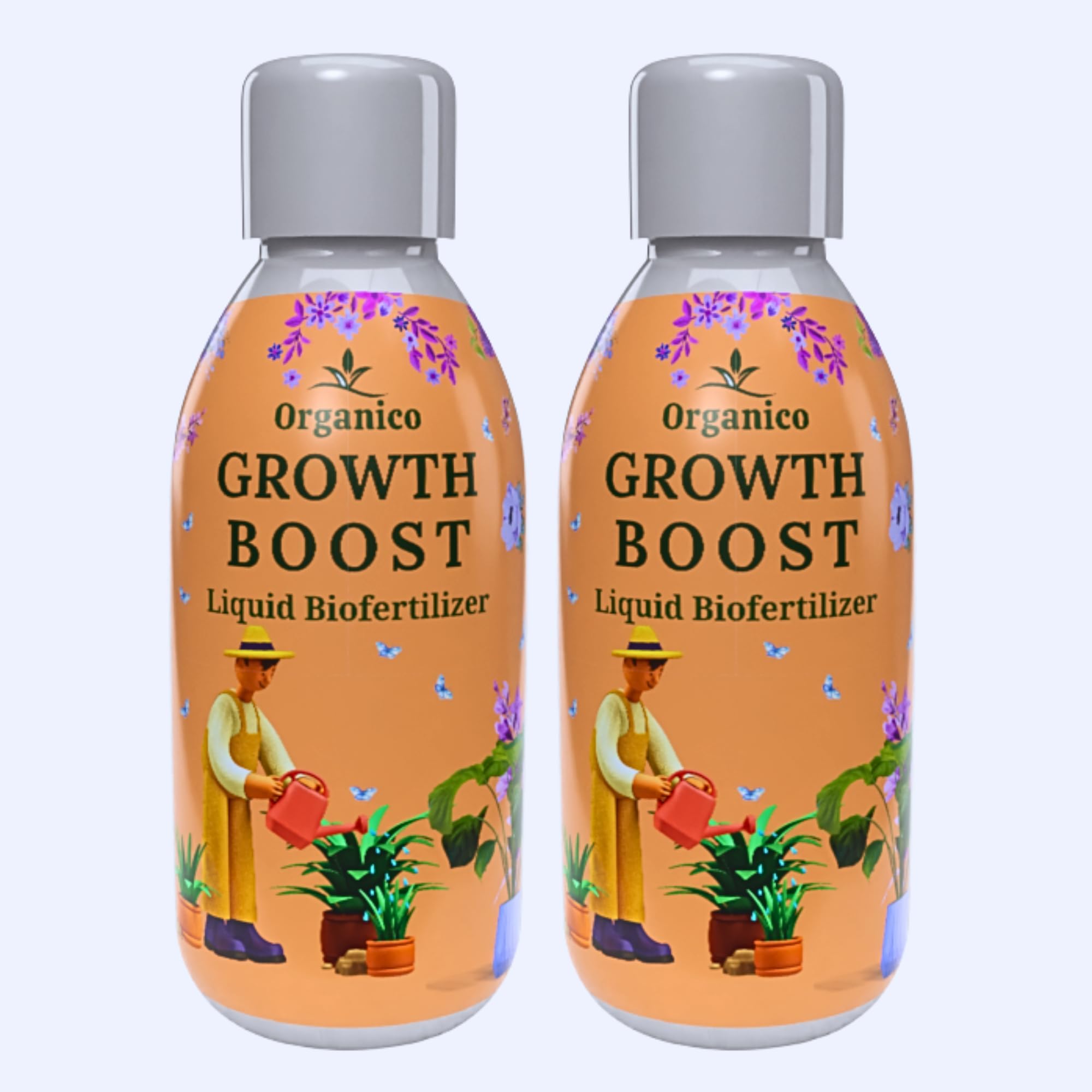 Organico Plant Boost Liquid Biofertilizer Growth Booster Plant Fertilizer for Speed Growth and Healthy Root Development Suitable for All Plants (2)