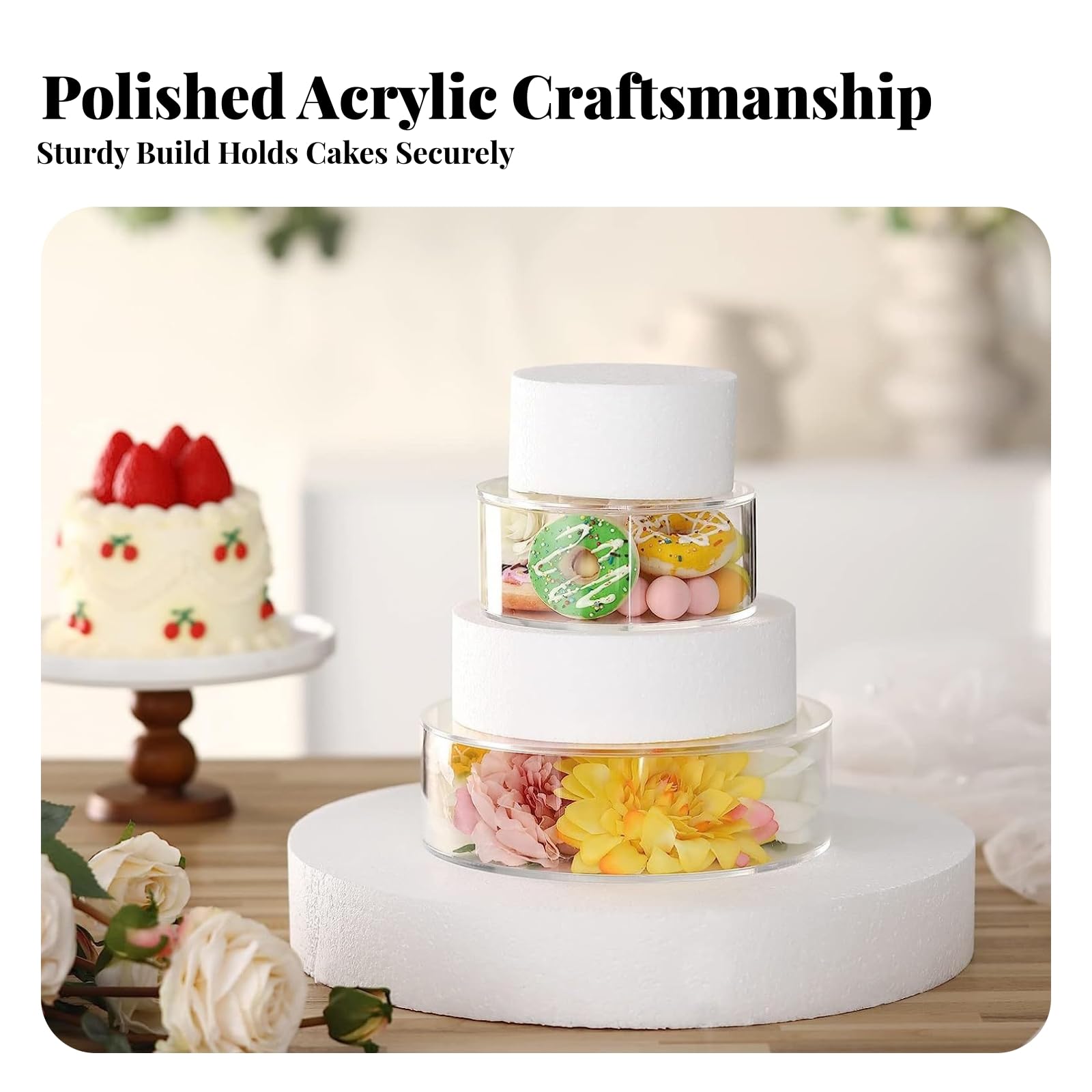 4 Piezas Pastelero Práctico Soporte